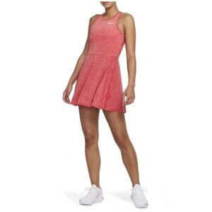 Nike Court Dri-Fit Advantage Dress Womens Lg Red Racerback Unlined Tennis Golf